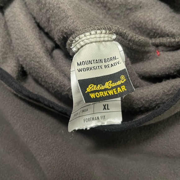 Eddie Bauer Men’s Gray 1/4 Zip Pullover - Picture 7 of 7